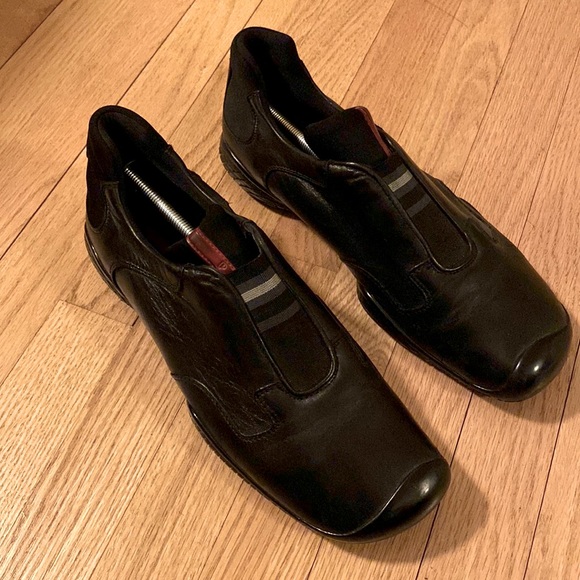 Prada Other - PRADA mens shoes black leather upper, leather lining and insole. Very nice!!!!